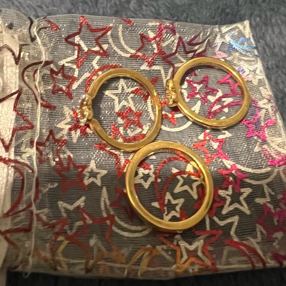 Coach Gold Rings Set - Picture 1 of 6